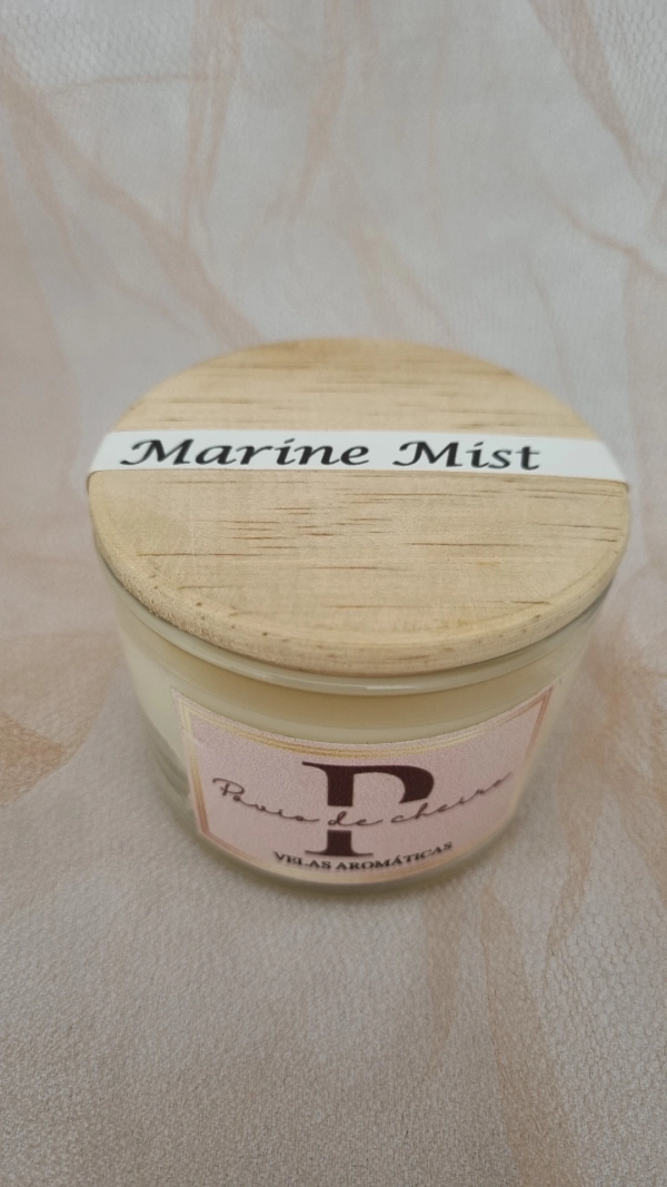 Vela Aromática Artesanal 120 gramas- Marine Mist