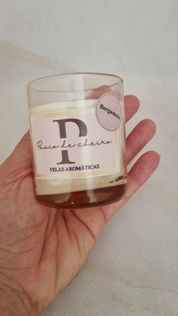 Vela Aromática Copo Rosê- Bergamota - Image 2