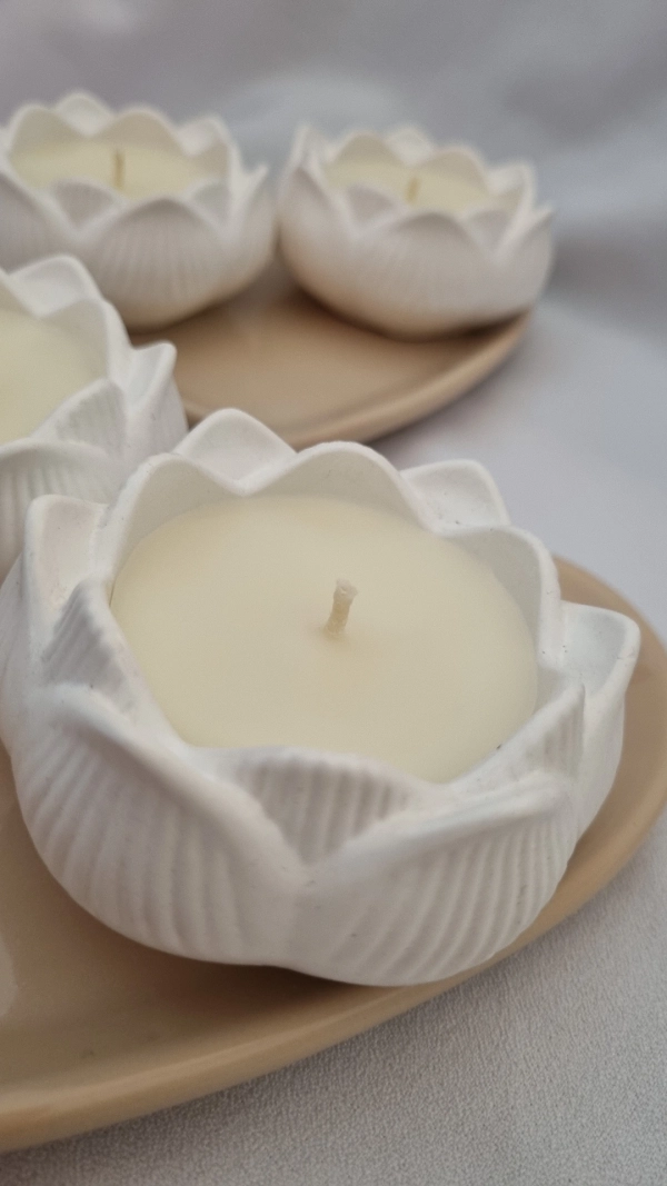 Vela Aromática Flor de Lotus- BAMBOO - Imagem 2