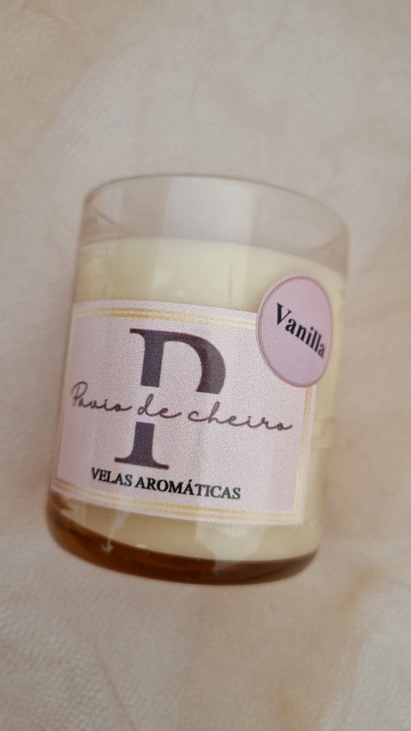 Vela Aromática Copo Rosê- Vanilla - Imagem 2